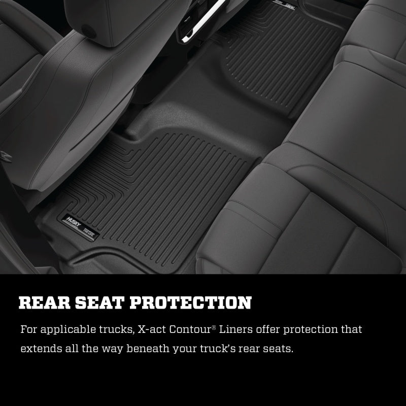 Husky Liners 18-22 Hyundai Kona X-Act Contour 2nd Seat Floor Liner - Black