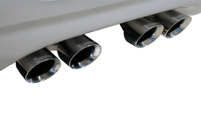 Corsa 1997-2004 Chevrolet Corvette C5 Z06 5.7L V8 Polished Sport Axle-Back Exhaust