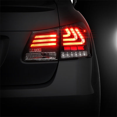 Spyder 07-11 Lexus GS 350 LED Tail Lights Black ALT-YD-LGS06-LED-BK