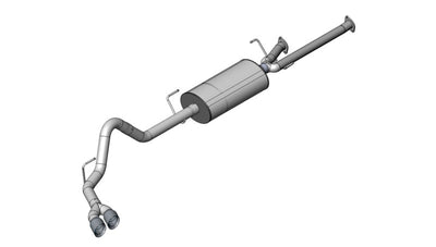 Corsa 11-14 Toyota Tundra Double Cab/Crew Max 5.7L V8 Polished Sport Cat-Back Exhaust