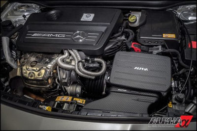 AMS Performance 14-18 Mercedes-Benz CLA 45 AMG 2.0T Alpha Cold Air intake w/Carbon Fiber Lid & Duct
