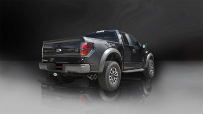 Corsa 2011-2014 Ford F-150 Raptor 6.2L V8 145in Wheelbase Polished Xtreme Cat-Back Exhaust