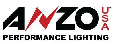 ANZO 1994-2001 Dodge Ram Crystal Headlights Chrome w/ LED