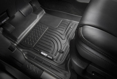 Husky Liners 20-21 Hyundai Sonata / 2021 Kia K5 Weatherbeater Front & 2nd Seat Floor Liners - Black