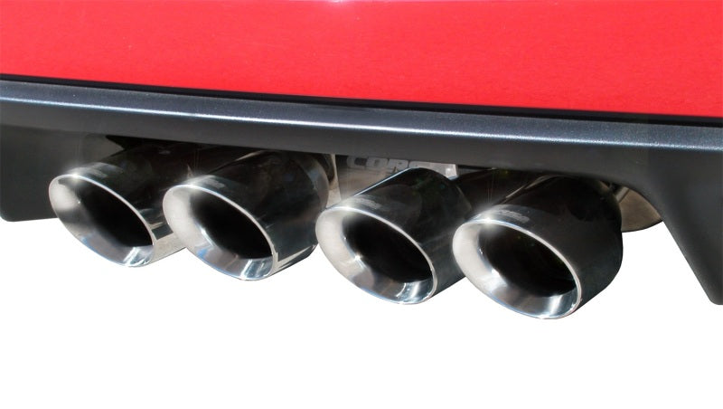 Corsa 2009-2013 Chevrolet Corvette C6 6.2L V8 Polished Xtreme Axle-Back Exhaust